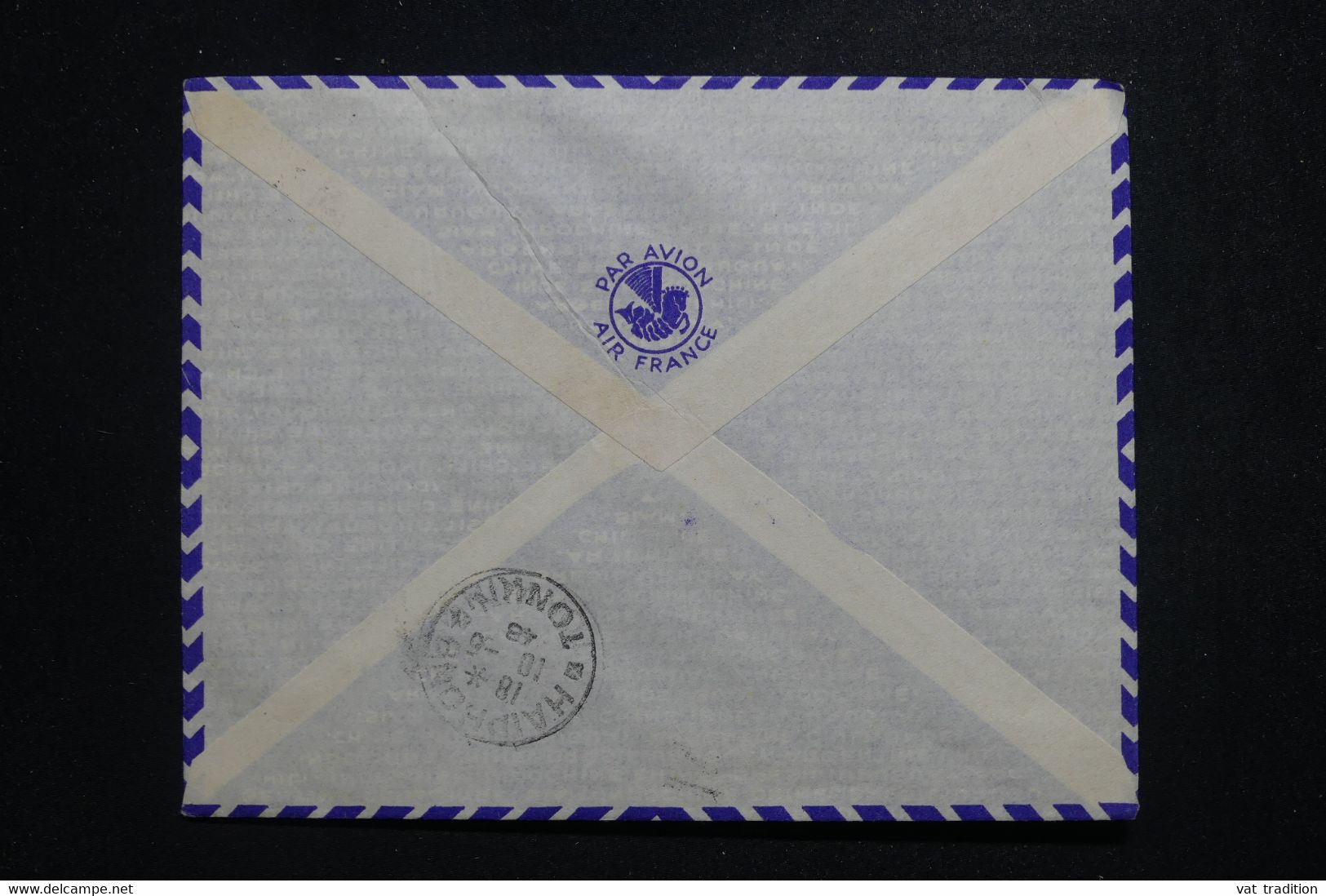 HONG KONG - Enveloppe De La Reprise Du Service Aérien Hong Kong / Haiphong En 1948 - L 97520 - Brieven En Documenten