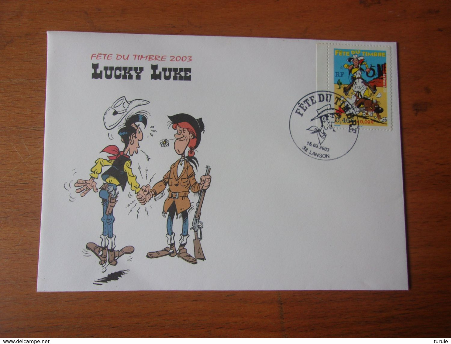 FRANCE (2003) Fete Du Timbre LUCKY LUKE (langon) - Non Classés