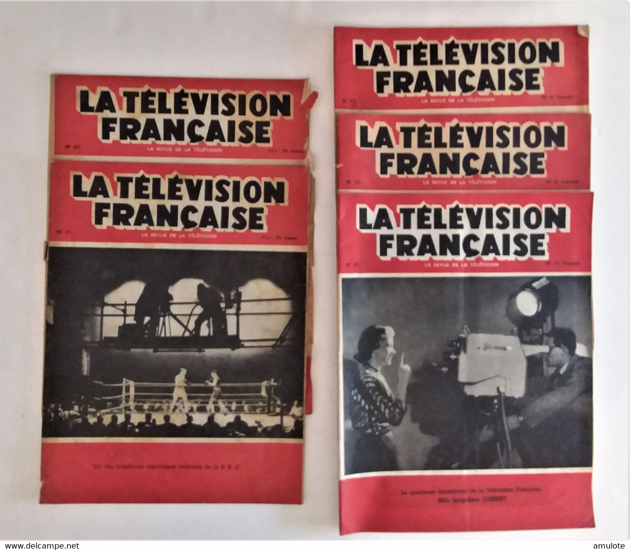 Lot De 14 Revues La Télévision Française 1949 - 1950 - Sonstige & Ohne Zuordnung