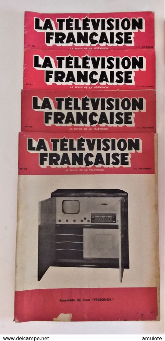 Lot De 14 Revues La Télévision Française 1949 - 1950 - Sonstige & Ohne Zuordnung