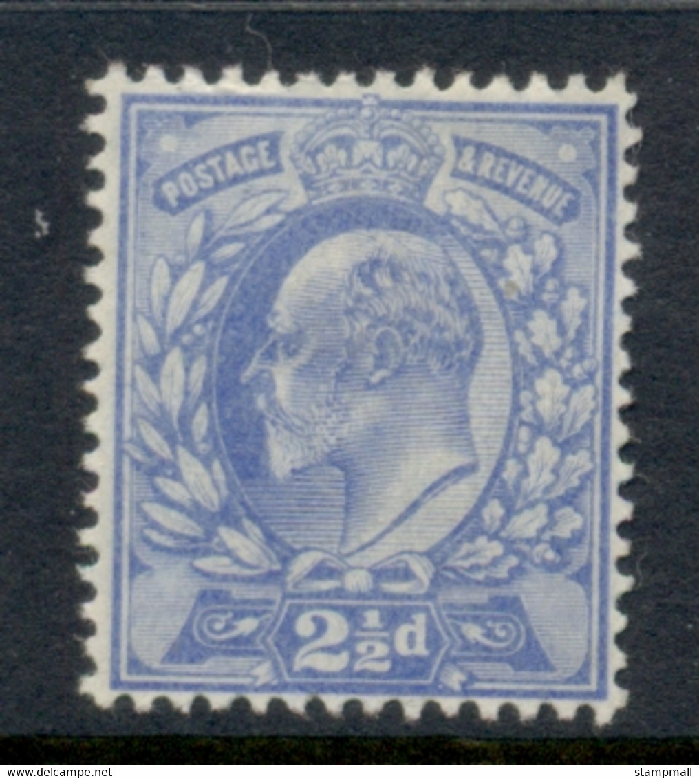 GB 1902-11 KEVII 2.5d Ultra MH - Neufs