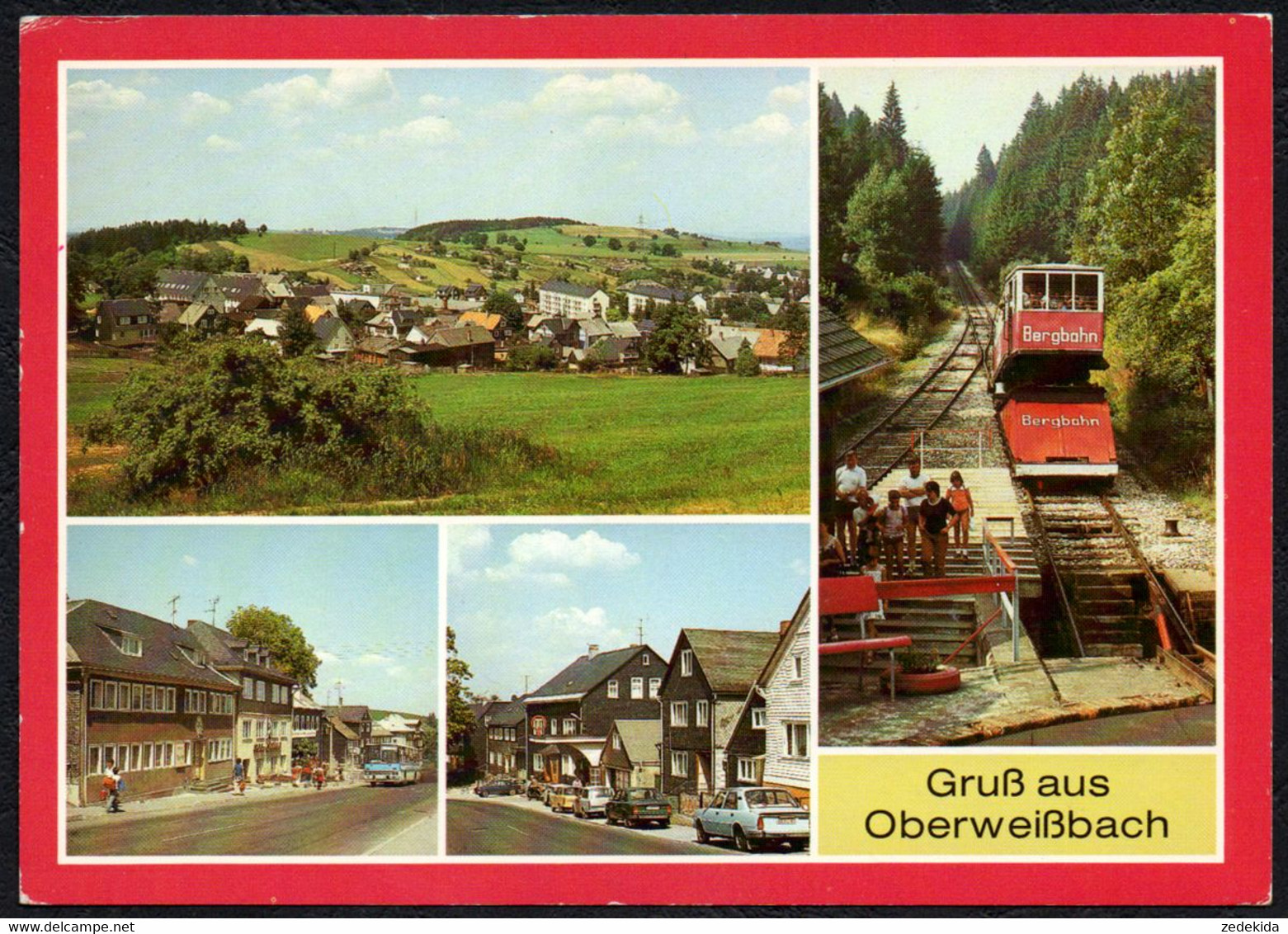 F1275 - Oberweißbach Ikarus Omnibus Seilbahn - Bild Und Heimat Reichenbach - Neuhaus