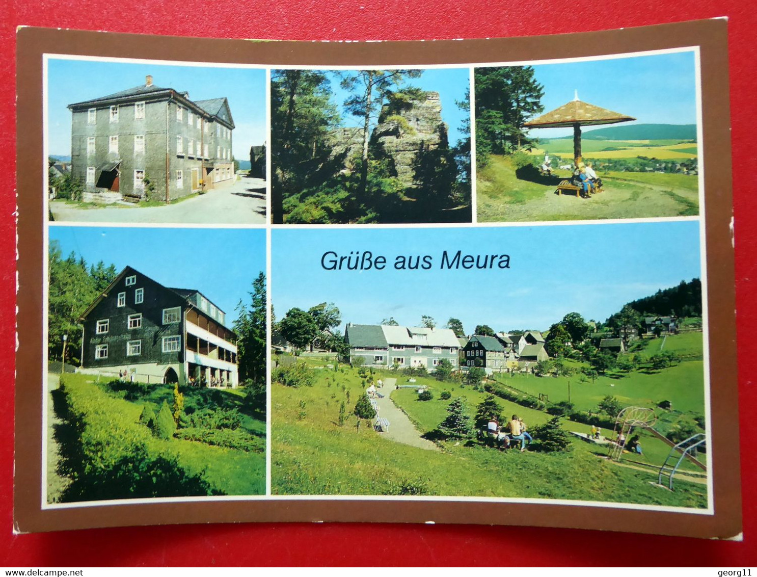 Meura - Gasthaus Meurastein - Kinderkurheim - 1987 Gelaufen - Thüringer Wald - Thüringen - Neuhaus