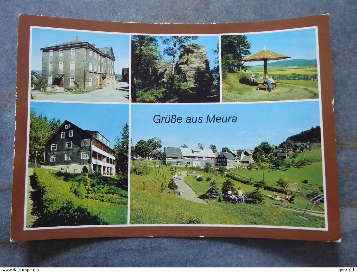 Meura - Gasthaus Meurastein - Kinderkurheim - 1987 Gelaufen - Thüringer Wald - Thüringen - Neuhaus