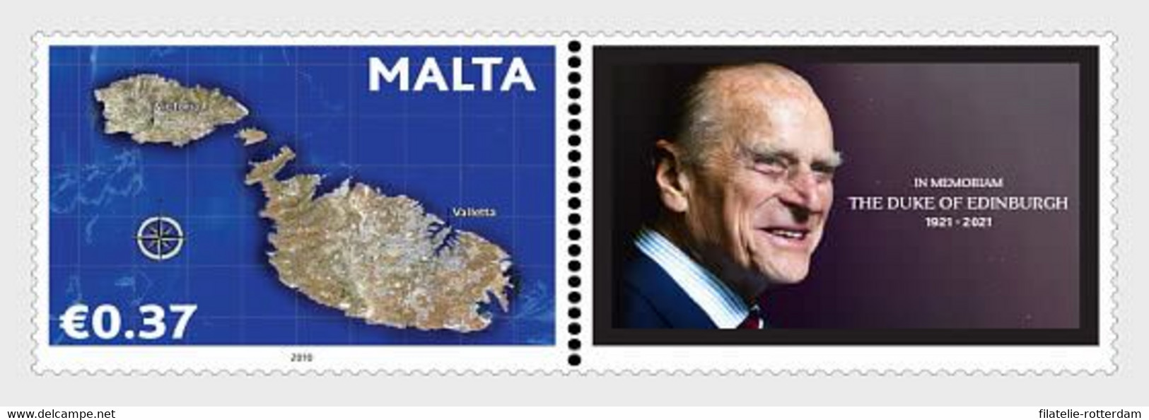 Malta / Malte - Postfris / MNH - In Memoriam, Prince Philip 2021 - Malta
