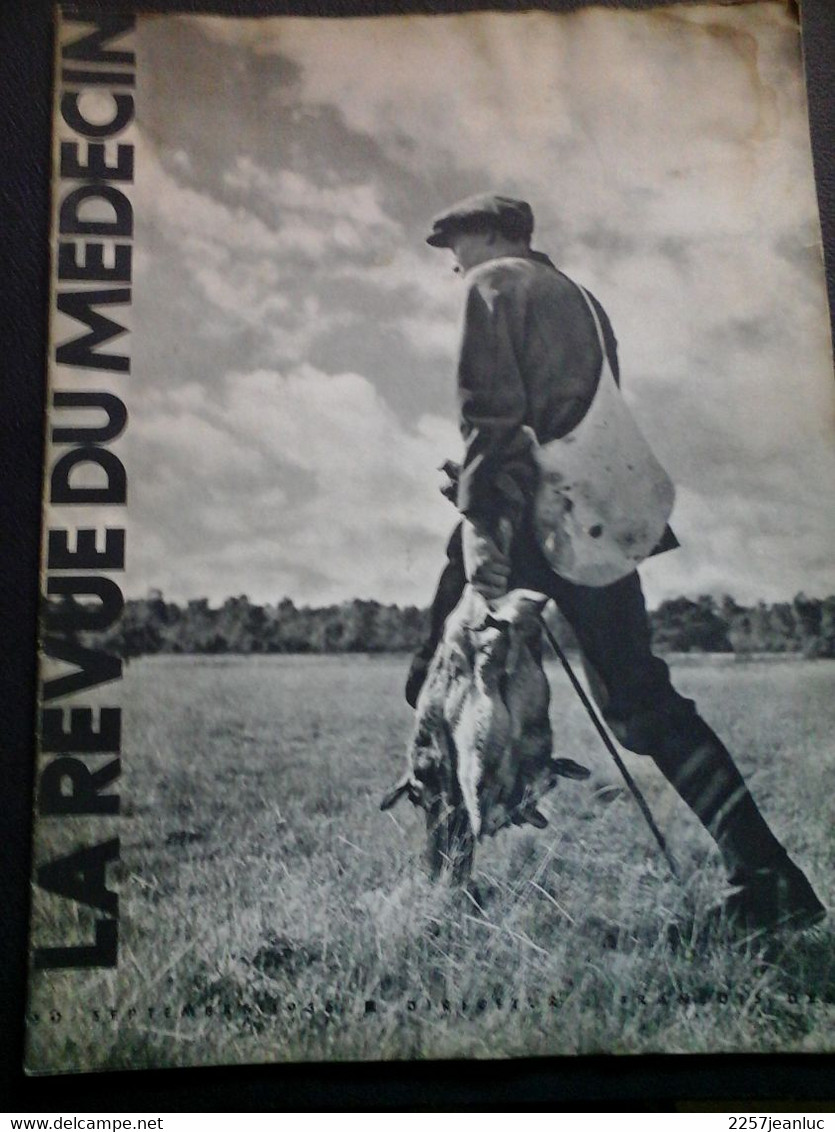 La Revue Du Médecin Du 30 Septembre 1936 Reportages Divers Exemple Pardons De Bretagne.ect.. - Medicina & Salud