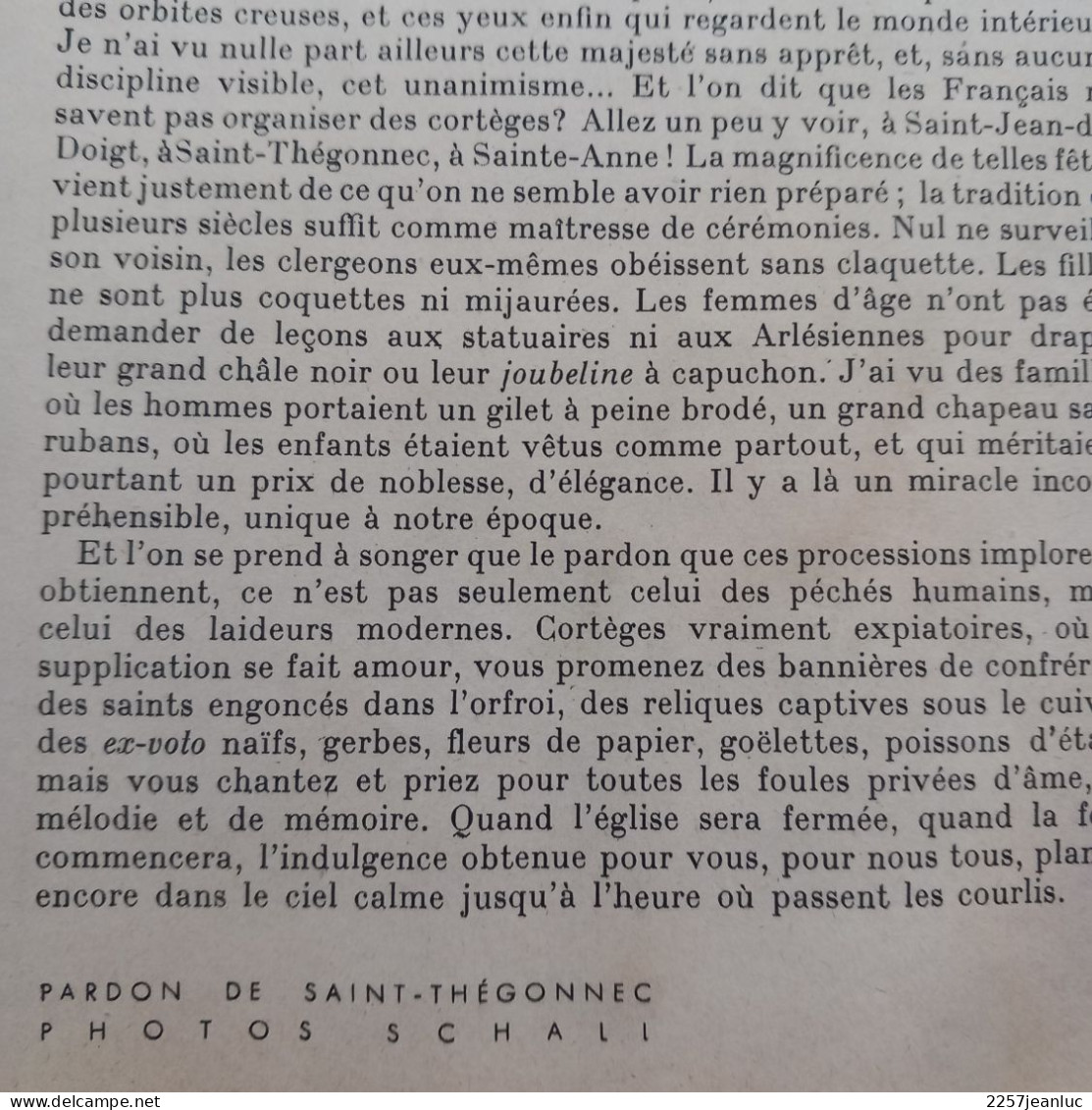 La Revue du Médecin du 30 Septembre 1936 Reportages divers exemple Pardons de Bretagne.ect..