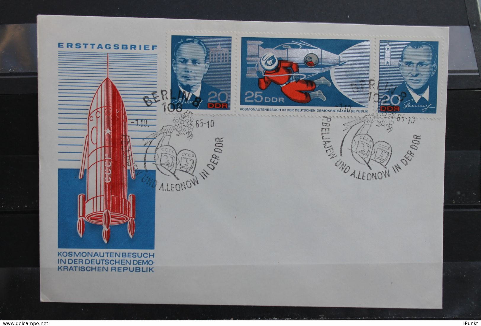 DDR; 1965, Besuch Der Kosmonauten, MiNr. 1138-40, FDC - Sonstige & Ohne Zuordnung