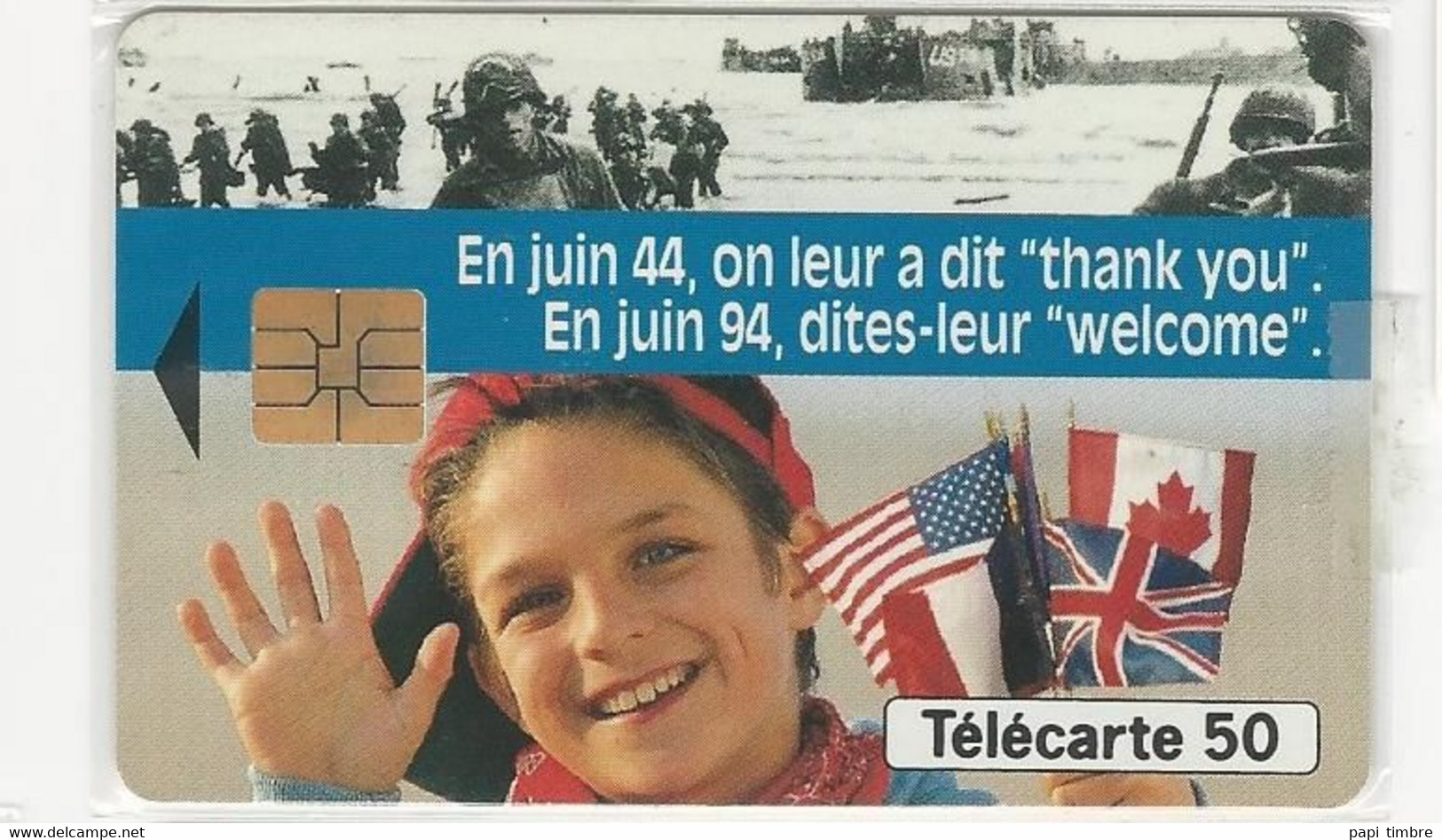 Télécarte - 50ème Anniversaire Du Débarquement - Armée