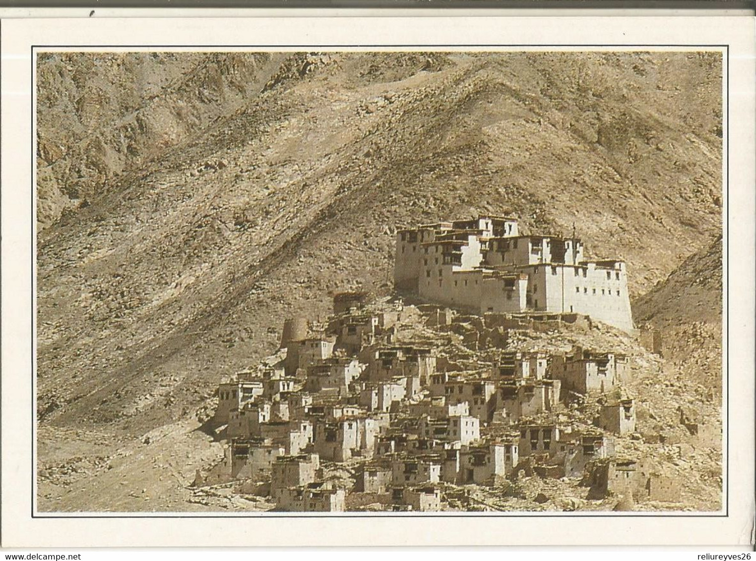 CPSM, Inde,N°XIII- A3, Rizong ,A Monastery In The Upper Indus Région ,Ed. SA. Service - Inde