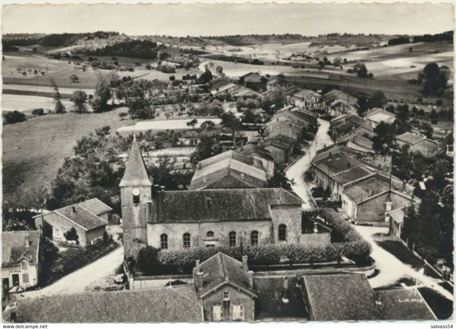 55) DOMBASLE-en-ARGONNE : Place De L'église - Vue Aérienne - Other & Unclassified