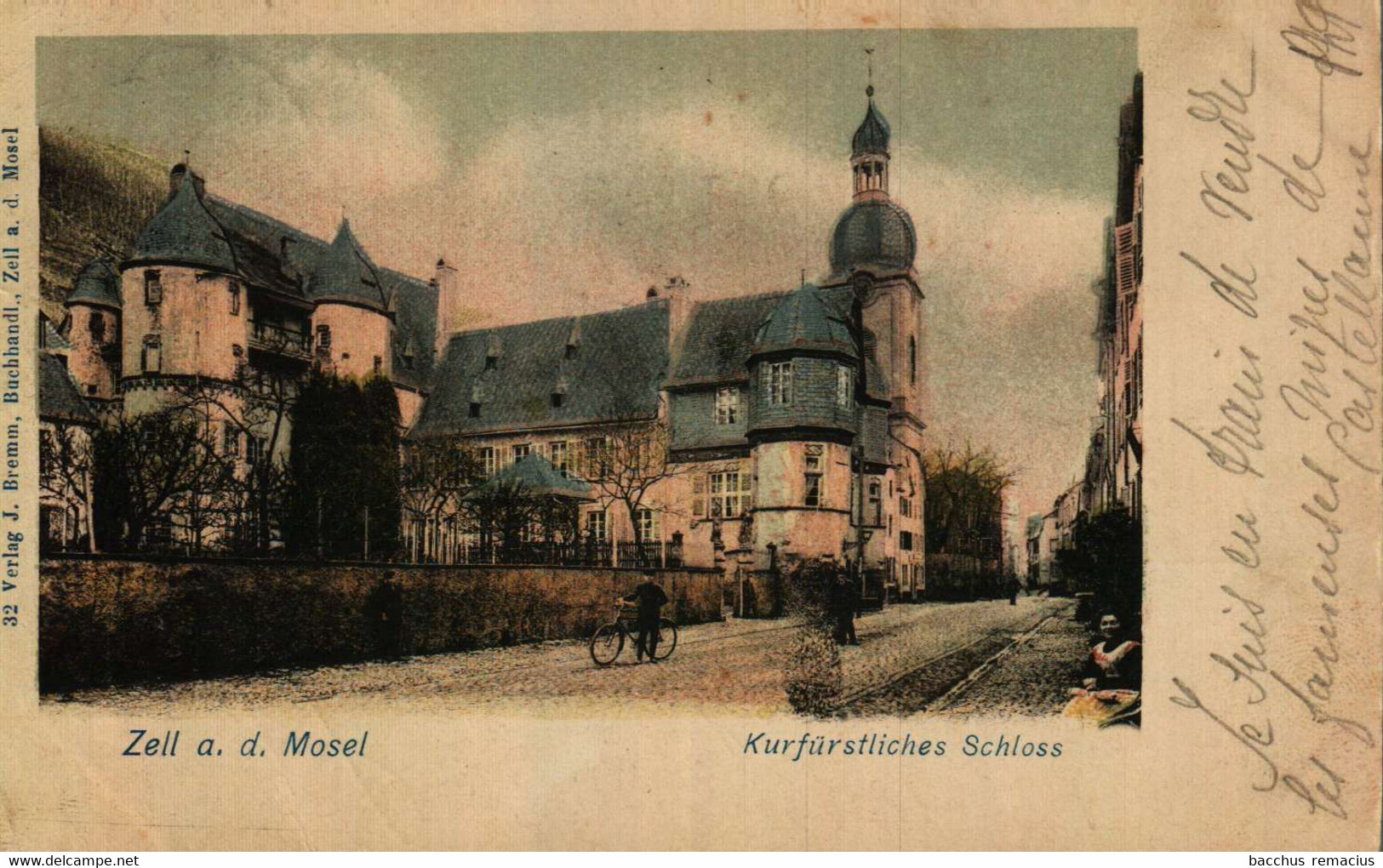 ZELL A. D. MOSEL   Kurfürstliches Schloss  25.8.1903. - Zell