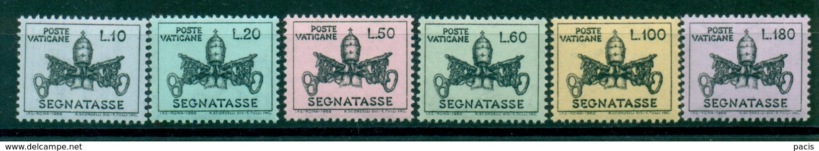 VATICANO 1968 SEGNATASSE MNH** LUSSO - Segnatasse