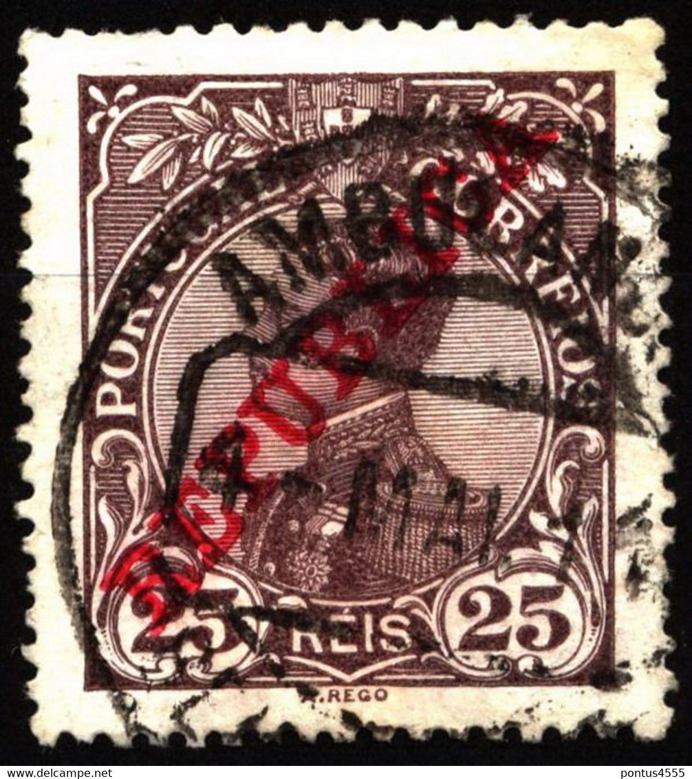 Portugal 1910 Mi 173 King Manuel II- Overprint REPUBLICA - Oblitérés