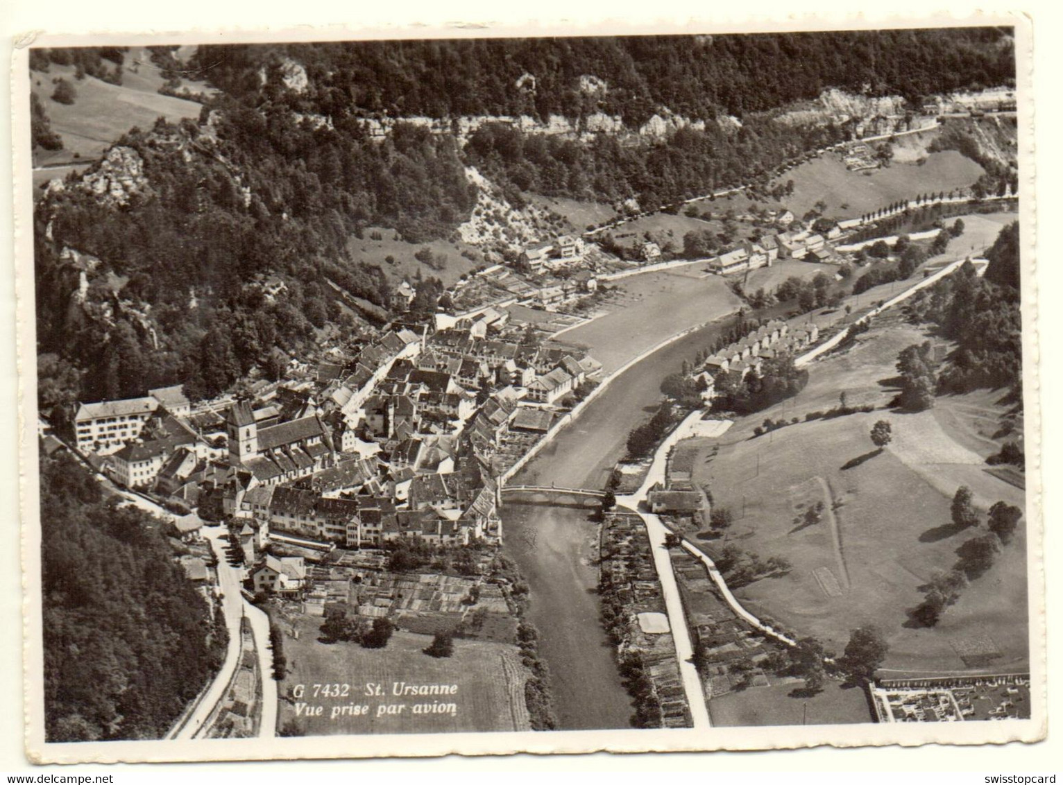 ST. URSANNE Vue Prise Par Avion Photo Aérienne Alpar - Saint-Ursanne