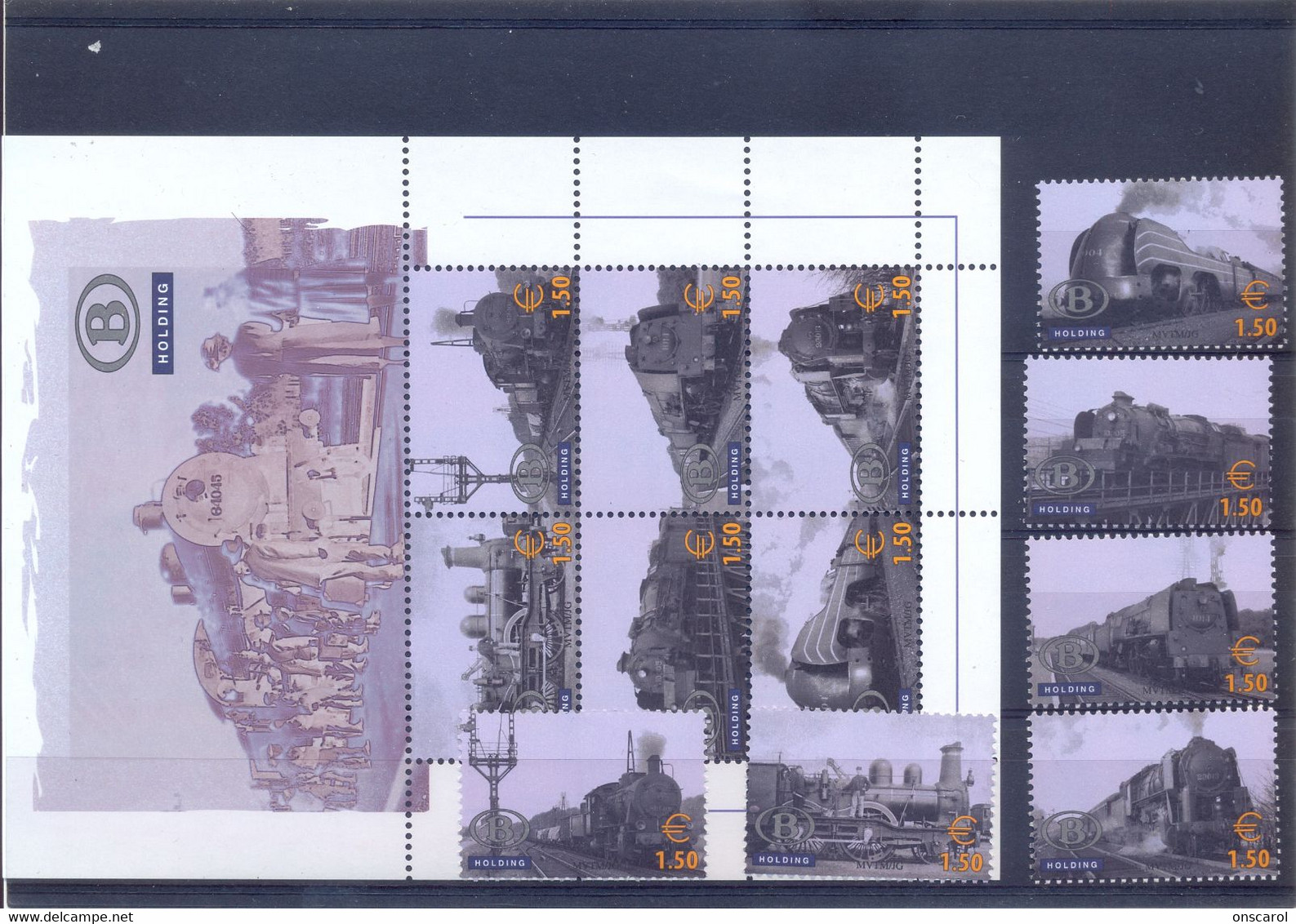 TRV42/47 + TRV-BL9 Postgaaf ** MNH Prachtig - Other & Unclassified