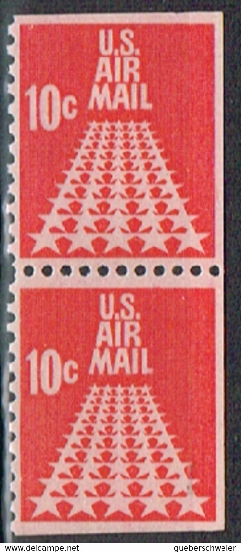 USA 16 - ETATS UNIS PA 69 Paire Verticale Neuf** Non-dentelé Sur 3 Faces - 3b. 1961-... Nuovi