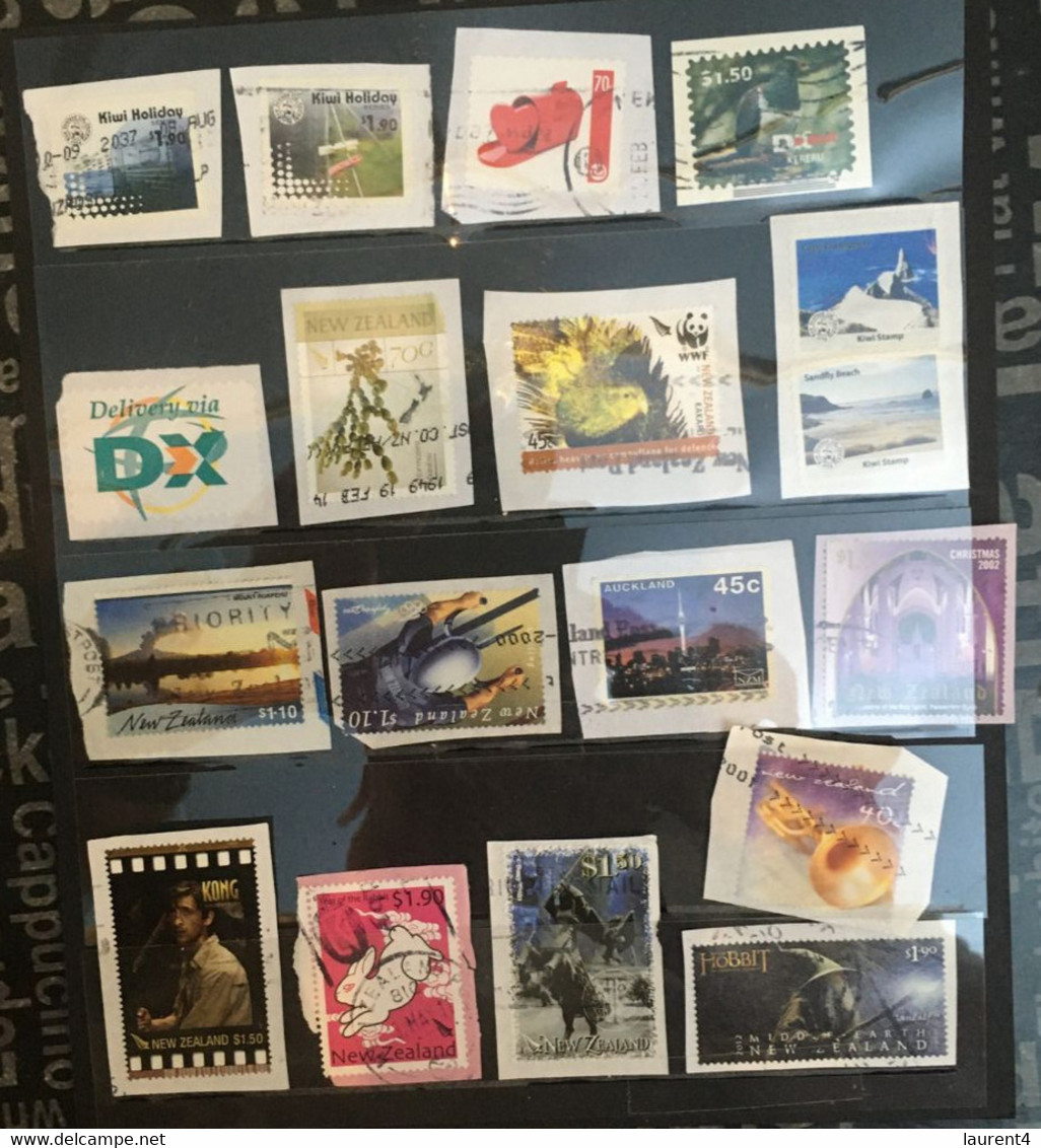 (stamps 11-5-2021)  18 New Zealand Post Used Stamps (New Zealand Post & Private Post Stamps) - Usados