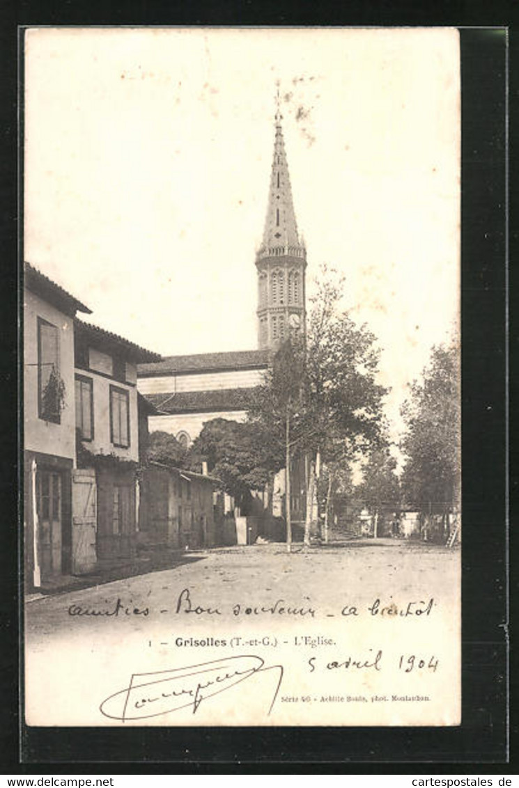 CPA Grisolles, L`Eglise - Grisolles