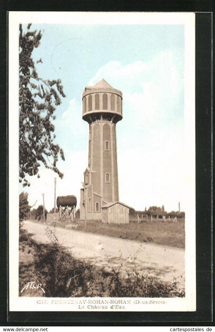 CPA Frontenay-Rohan-Rohan, Le Chateau D'Eau - Rohan