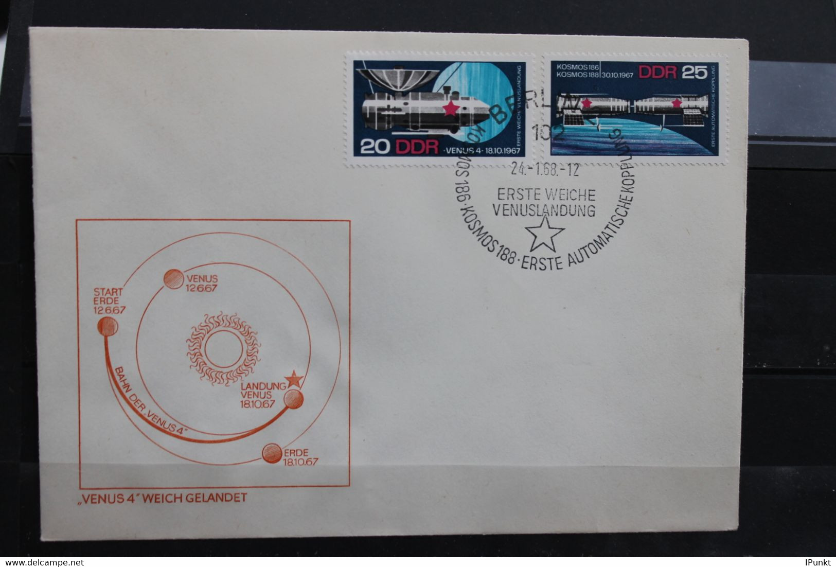 DDR; 1968, Raumfahrt, MiNr. 1341-42,  FDC - Other & Unclassified