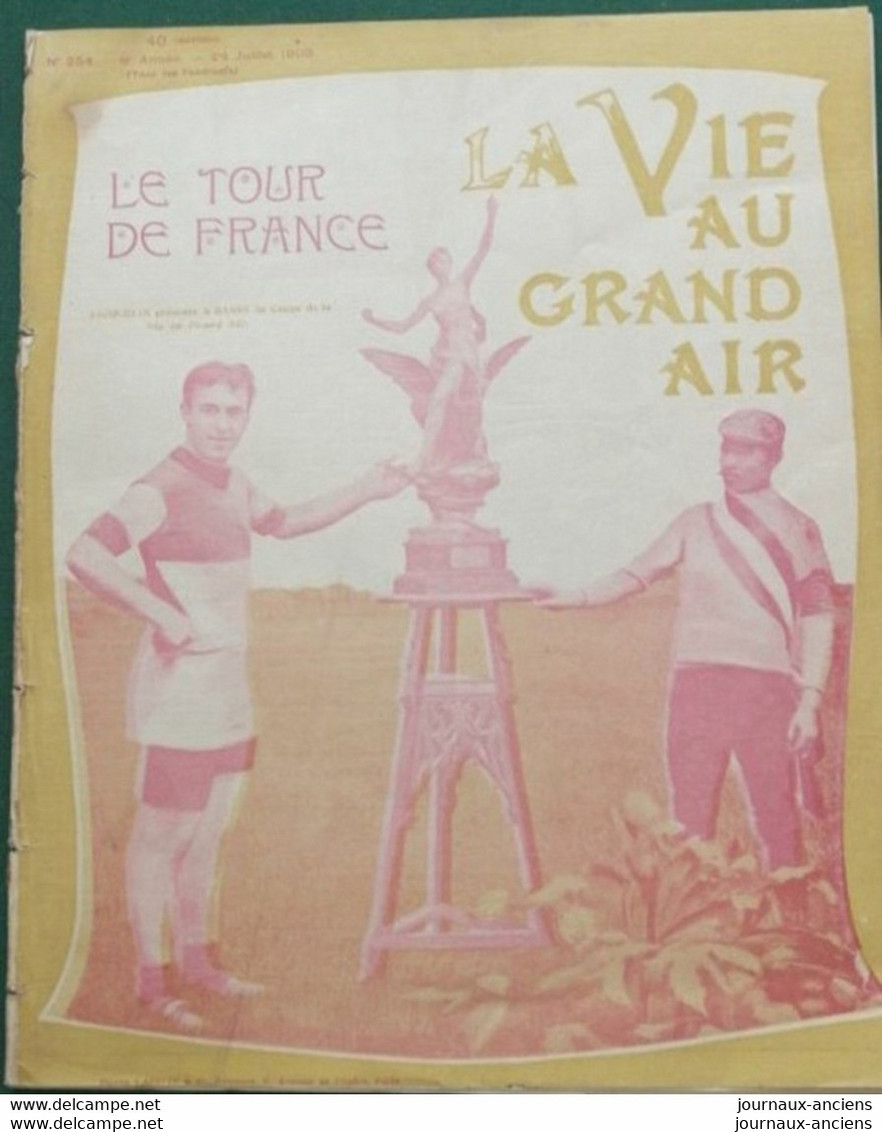 1903 LE 1er TOUR DE FRANCE - TOULOUSE - NANTES - BLOIS - VILLE D'AVRAY - AUTHEUIL - MAURICE GARIN - Other & Unclassified