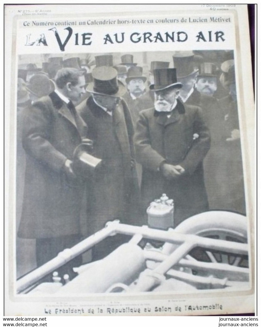 1903 LE SALON DE L'AUTOMOBILE - LES ETAPES AUTOMOBILE - FOOTBALL ASSOCIATION - LUTTE - RUGBY - LE COMTE DE VAULX - Other & Unclassified