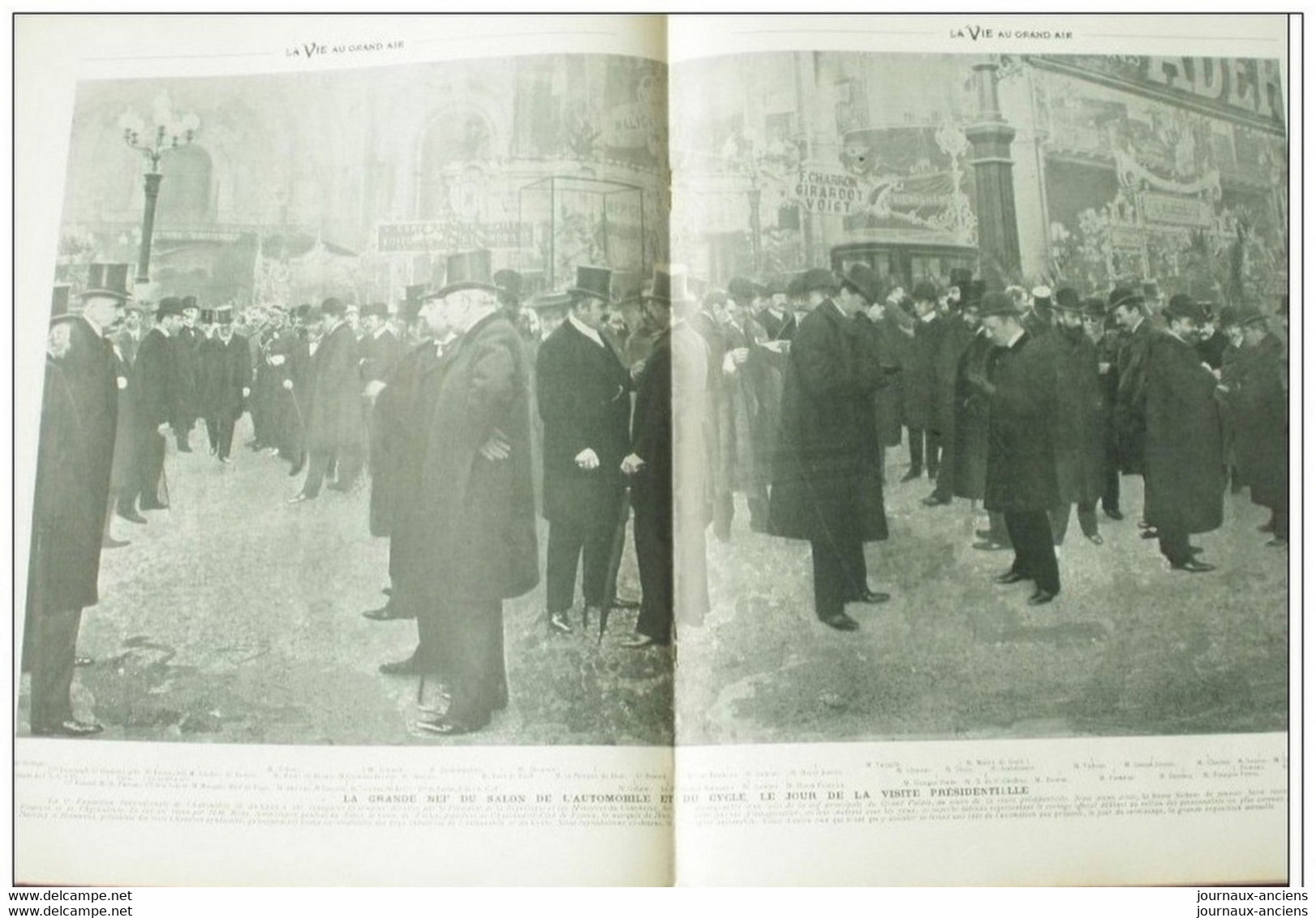 1903 LE SALON DE L'AUTOMOBILE - LES ETAPES AUTOMOBILE - FOOTBALL ASSOCIATION - LUTTE - RUGBY - LE COMTE DE VAULX