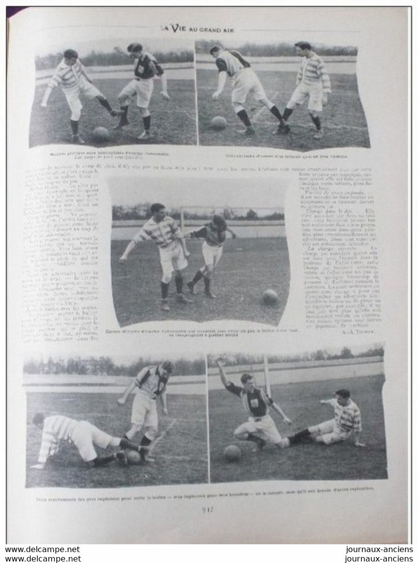 1903 LE SALON DE L'AUTOMOBILE - LES ETAPES AUTOMOBILE - FOOTBALL ASSOCIATION - LUTTE - RUGBY - LE COMTE DE VAULX