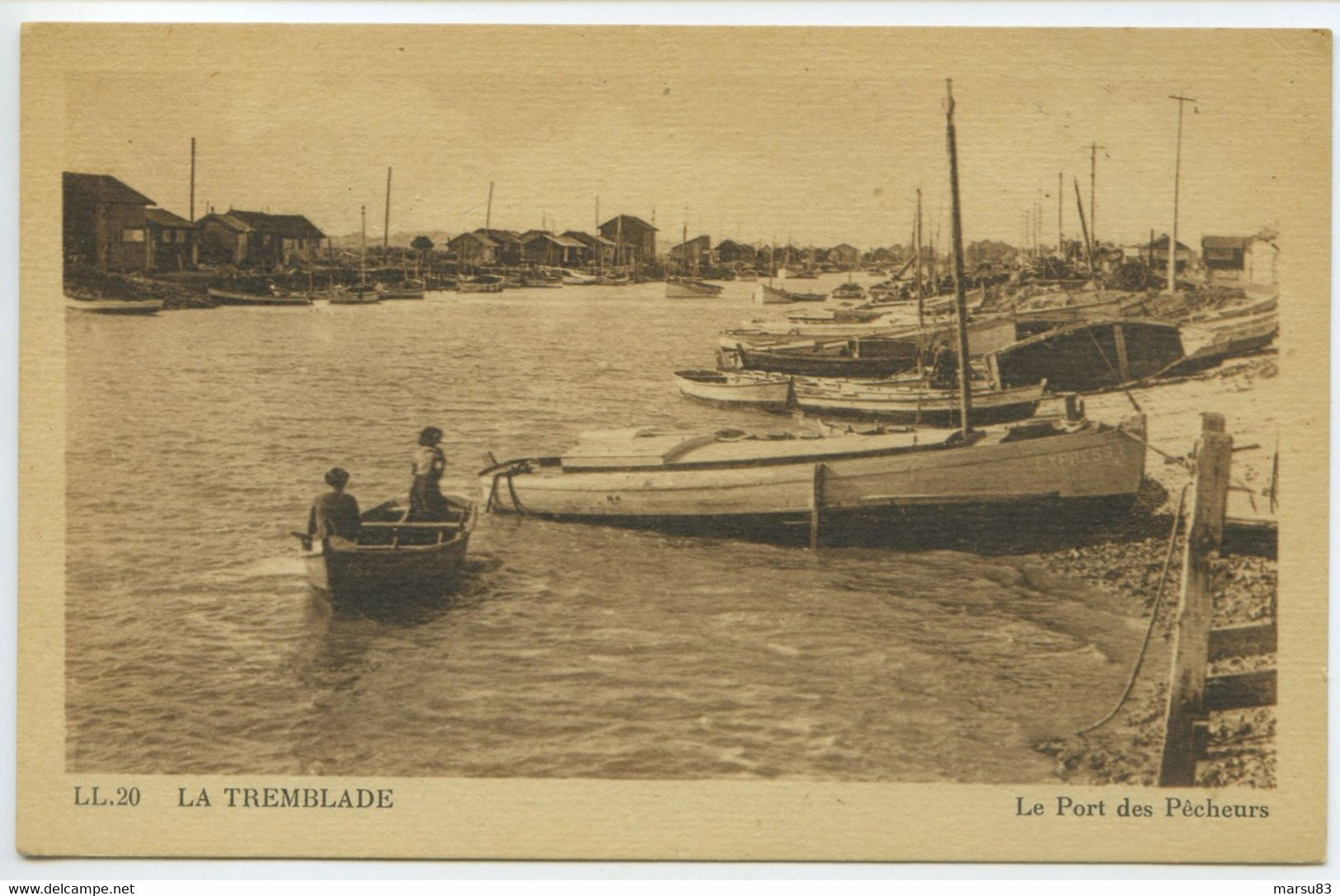 La Tremblade - Port Des Pêcheurs ** Belle Cpa De 1949- Ed.LL N°20 - La Tremblade