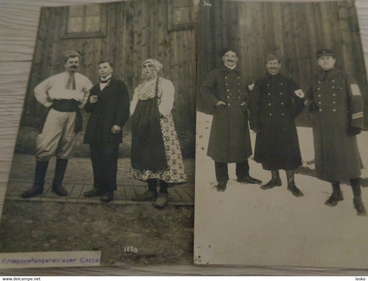 57 Carte Photo CAMP de Prisonniers CASSEL (Allemagne) même origine , GUERRE