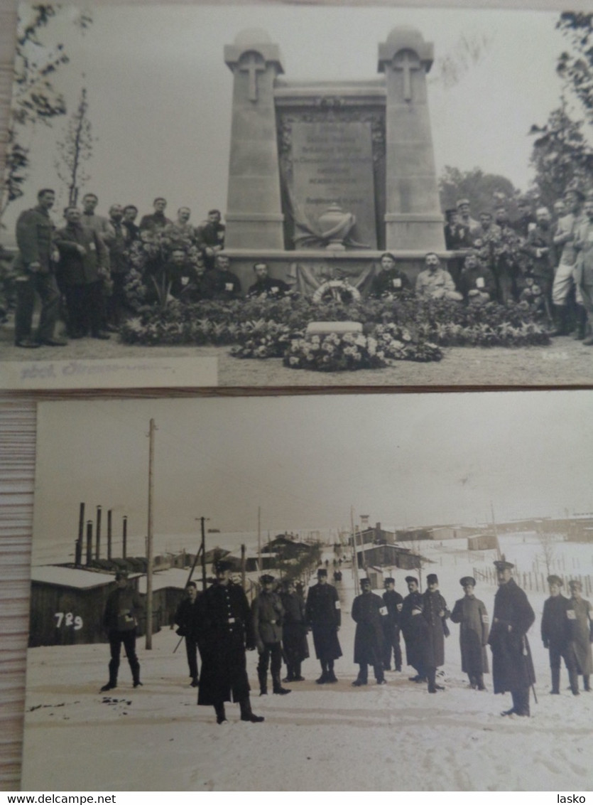 57 Carte Photo CAMP de Prisonniers CASSEL (Allemagne) même origine , GUERRE