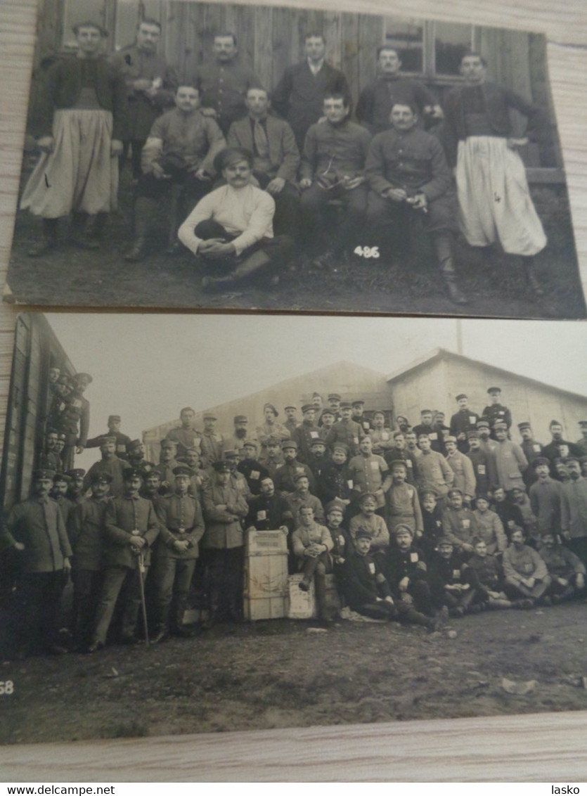 57 Carte Photo CAMP de Prisonniers CASSEL (Allemagne) même origine , GUERRE