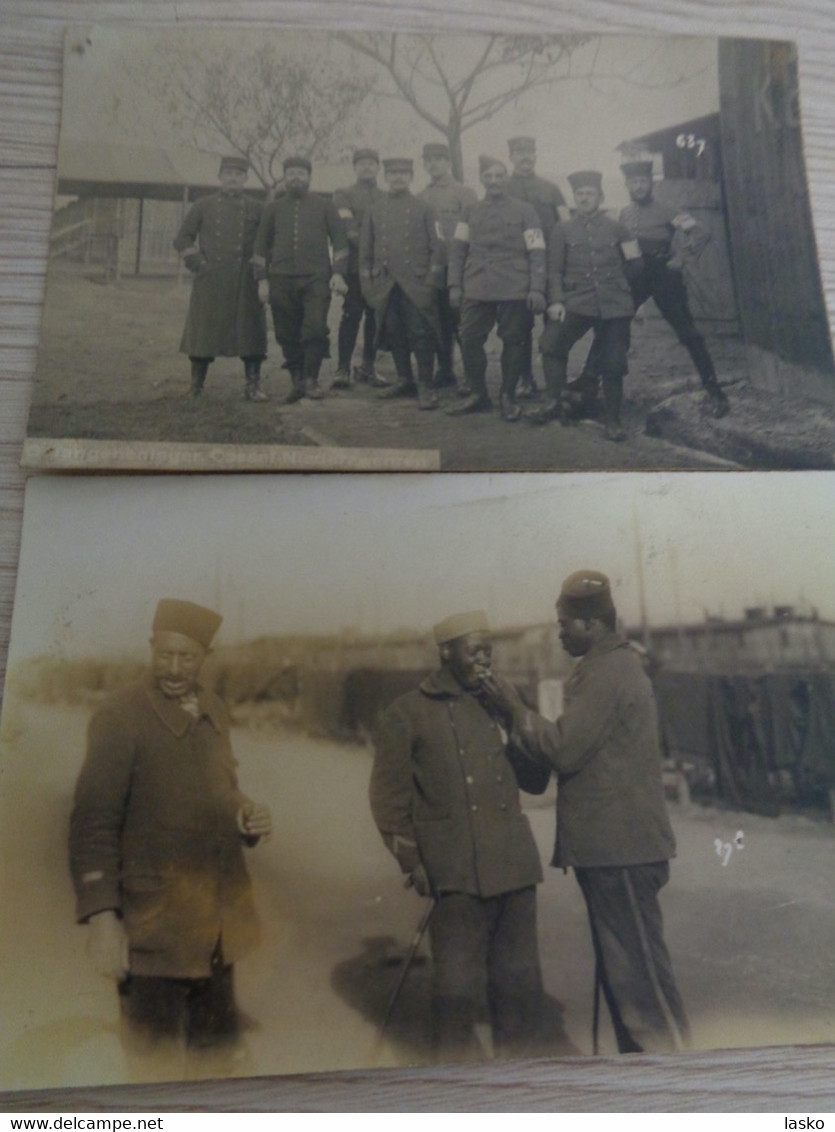 57 Carte Photo CAMP de Prisonniers CASSEL (Allemagne) même origine , GUERRE