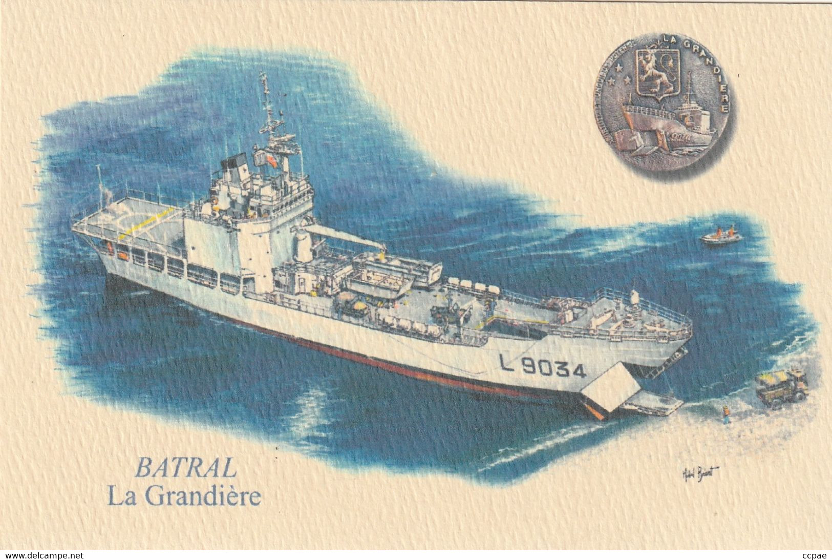 BATRAL - La Grandière L 9034 Marine Nationale  - La Réunion - Otros & Sin Clasificación