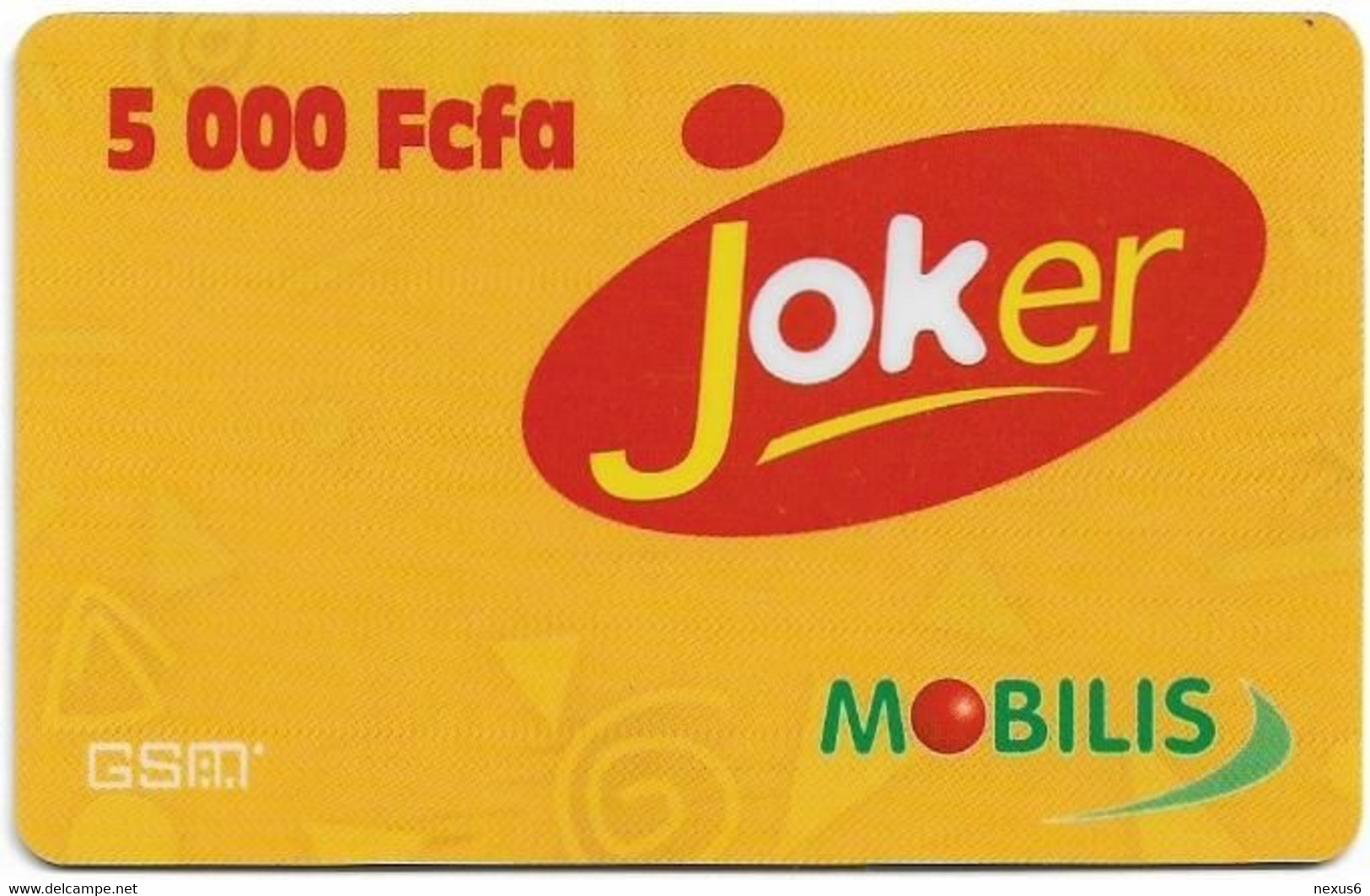 Cameroon - Mobilis - Joker Orange - GSM Refill 5.000FCFA, Used - Cameroon