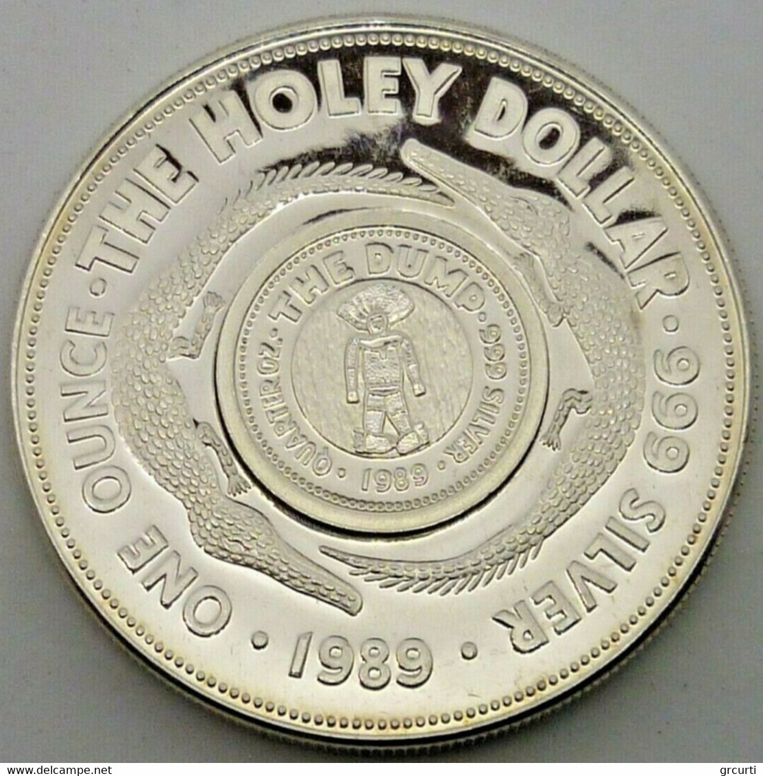 Australia 1$ + 25 C. - 1989 The Holey And The Dump - KM# 131+132 - Sin Clasificación