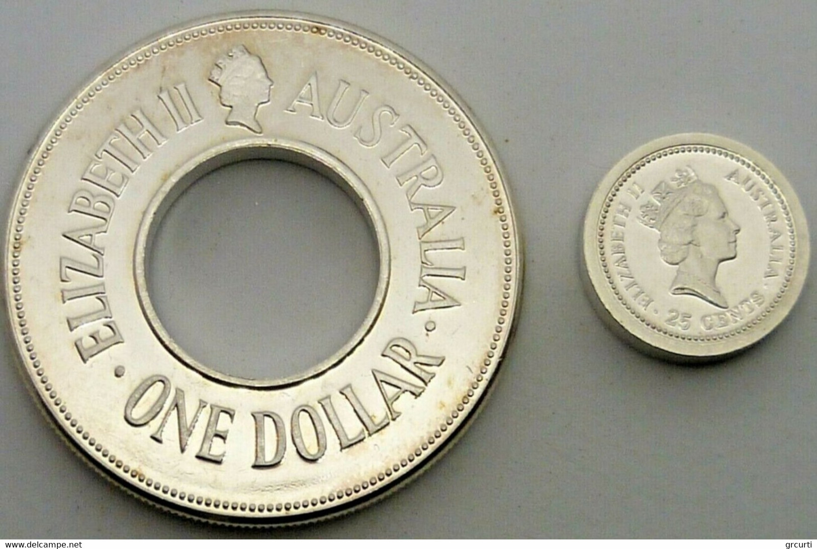 Australia 1$ + 25 C. - 1989 The Holey And The Dump - KM# 131+132 - Zonder Classificatie