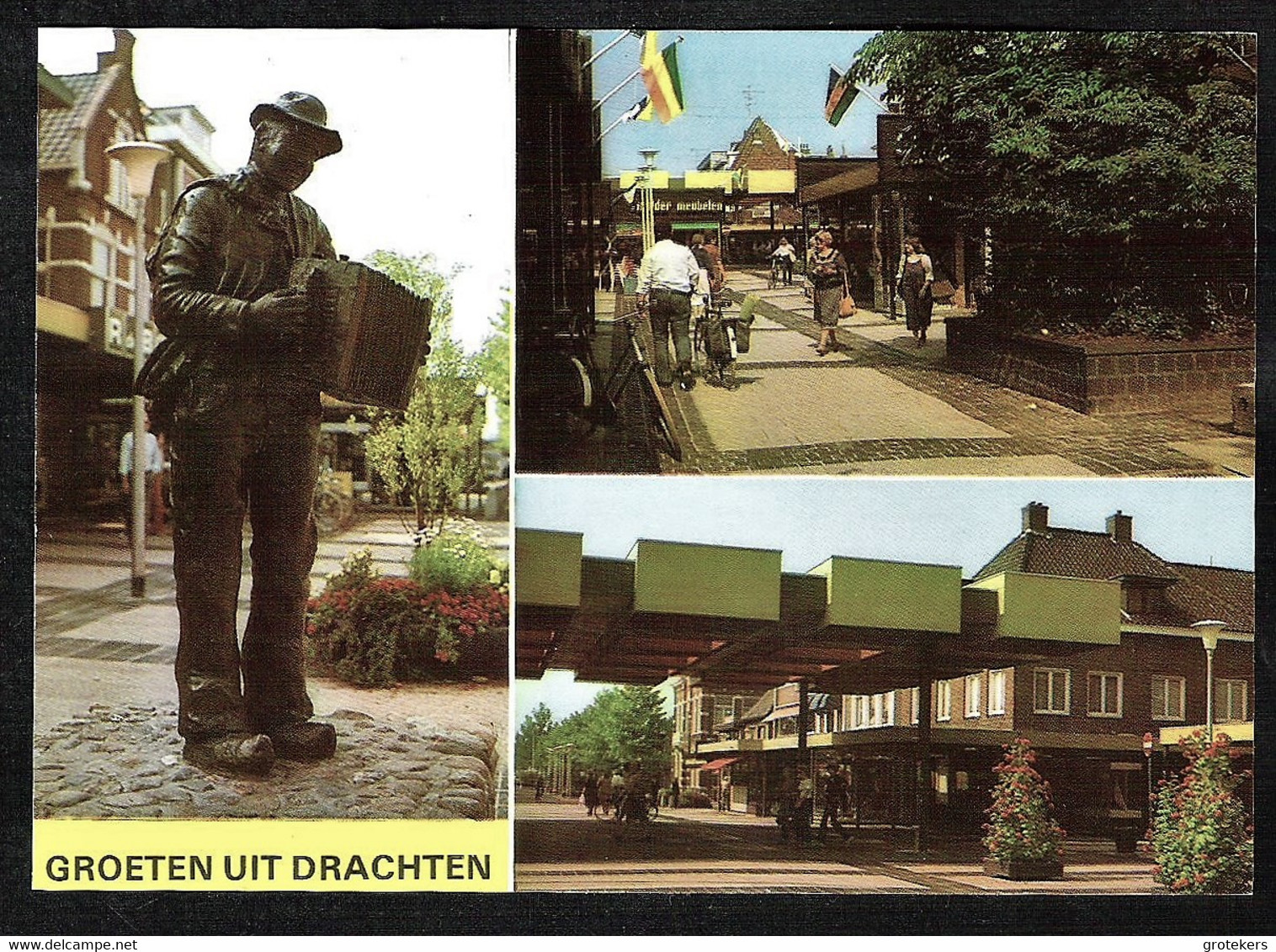 DRACHTEN Groeten Uit 3-luik Ca 1980 - Drachten