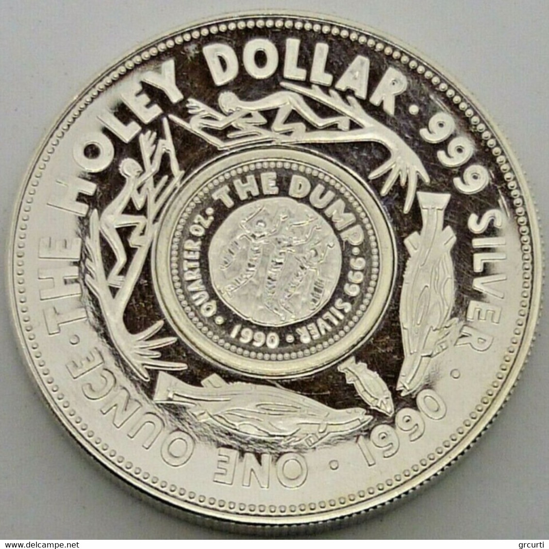 Australia 1$ + 25 C. - 1990 The Holey And The Dump - KM# 154+155 - Non Classificati