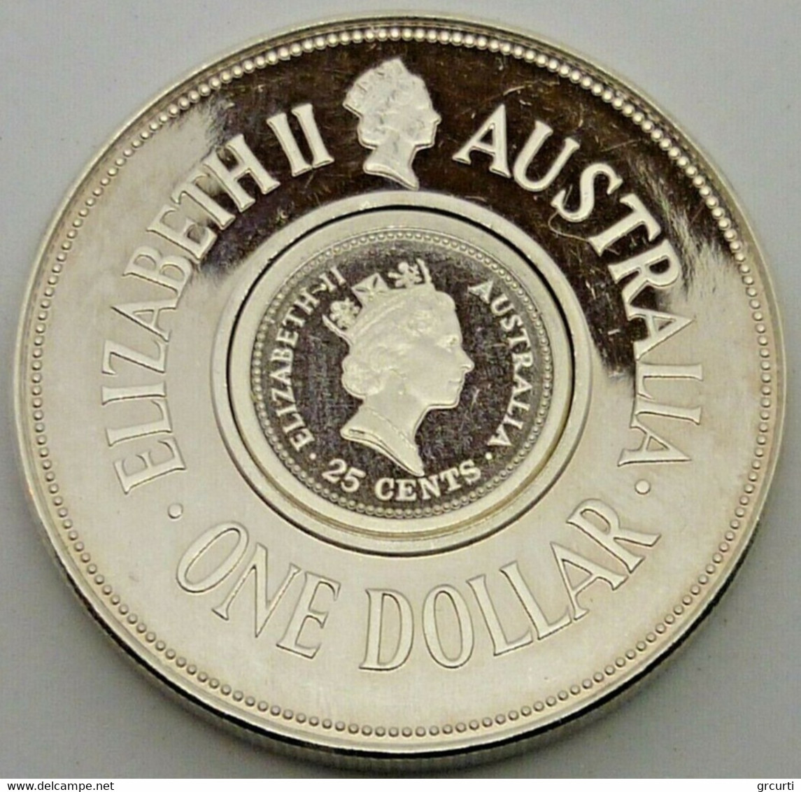 Australia 1$ + 25 C. - 1990 The Holey And The Dump - KM# 154+155 - Zonder Classificatie