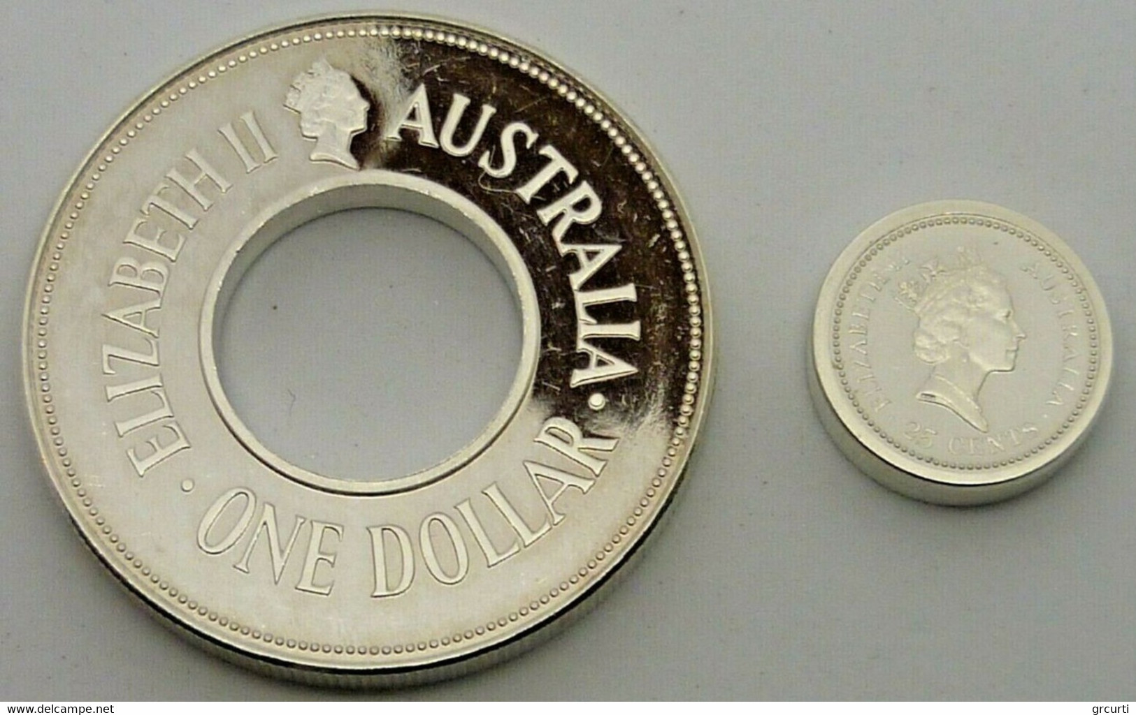 Australia 1$ + 25 C. - 1990 The Holey And The Dump - KM# 154+155 - Non Classés