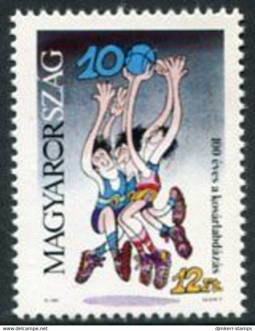 HUNGARY 1991 Basketball Centenary MNH / **.  Michel 4150 - Unused Stamps