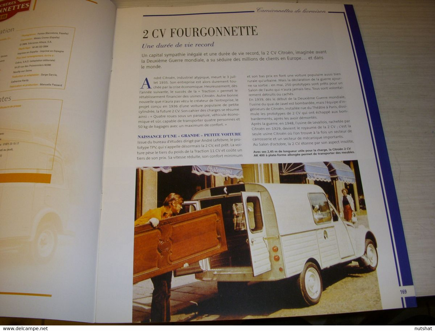 CHERES CAMIONNETTES D'ANTAN 15 2CV FOURGONNETTE CHICOREE LEROUX Les WOODIES - Auto/Motor