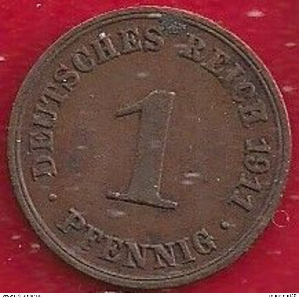 ALLEMAGNE 1 PFENNIG - 1911 - 1 Pfennig