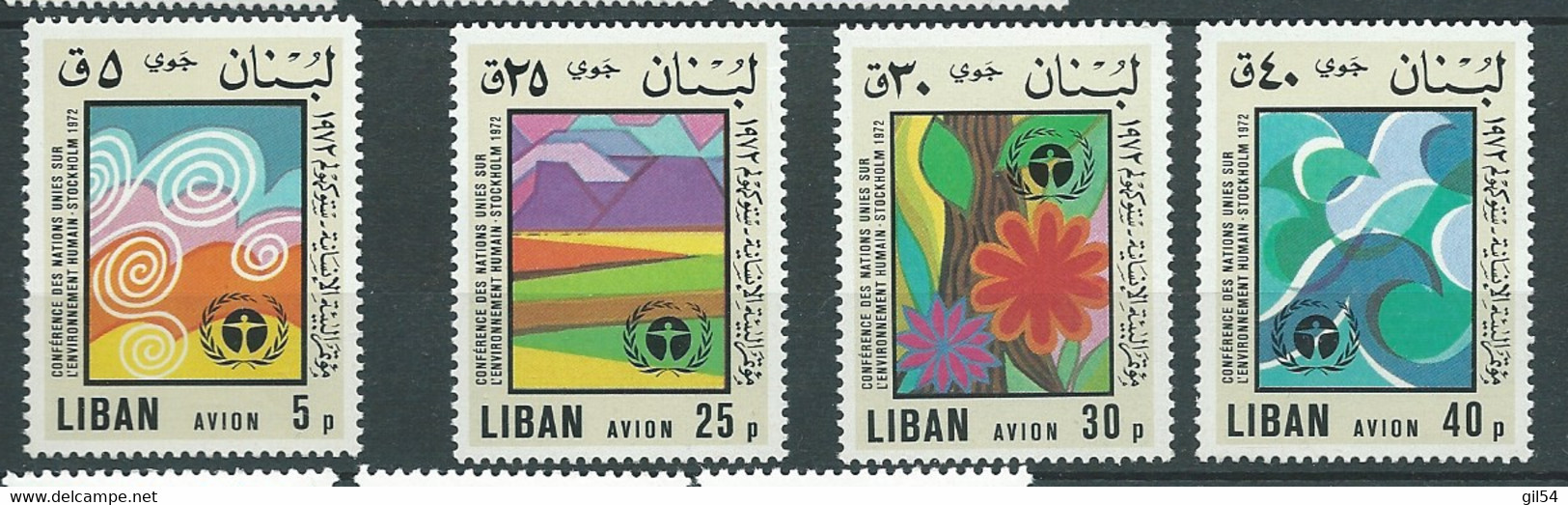 Liban -  Yvert N° 628 à  631 **   4 Valeurs Neuves Sans Charnière   -  AA 19509 - Liban