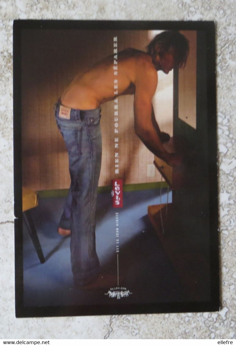 CPM Mode Homme Carte Publicitaire LEVIS ' 511 Le Jeans Ajusté - Mode