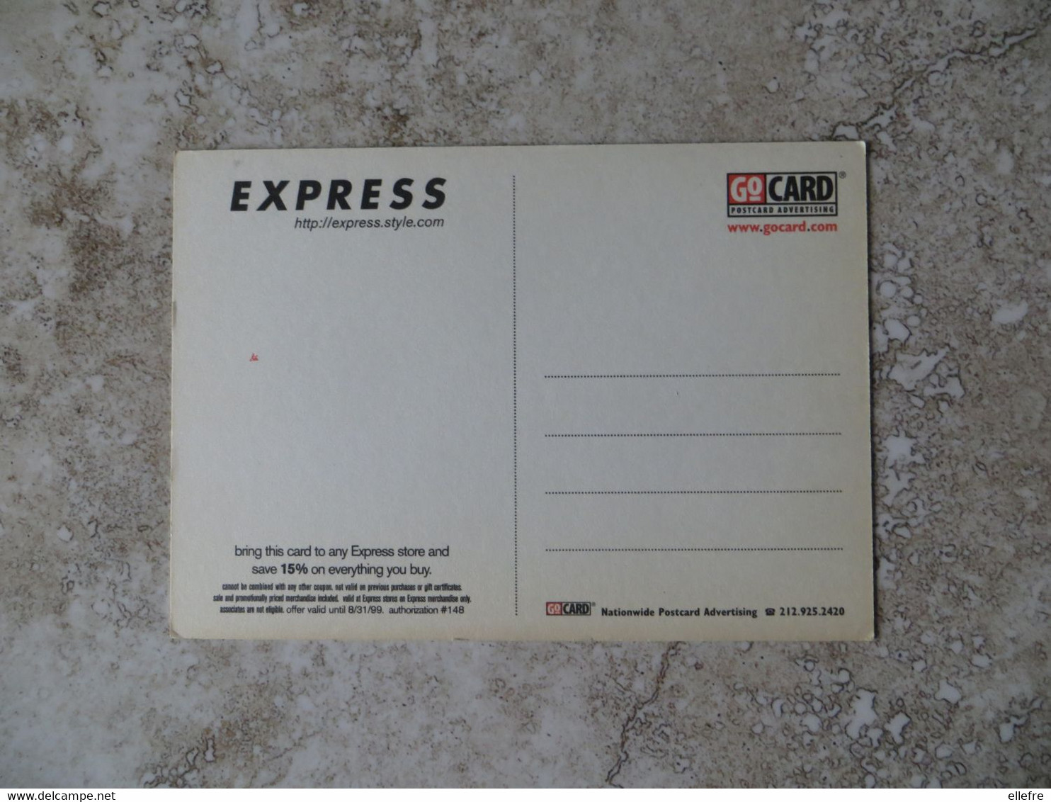 CPM Mode EXPRESS JEANS Go Card - Mode