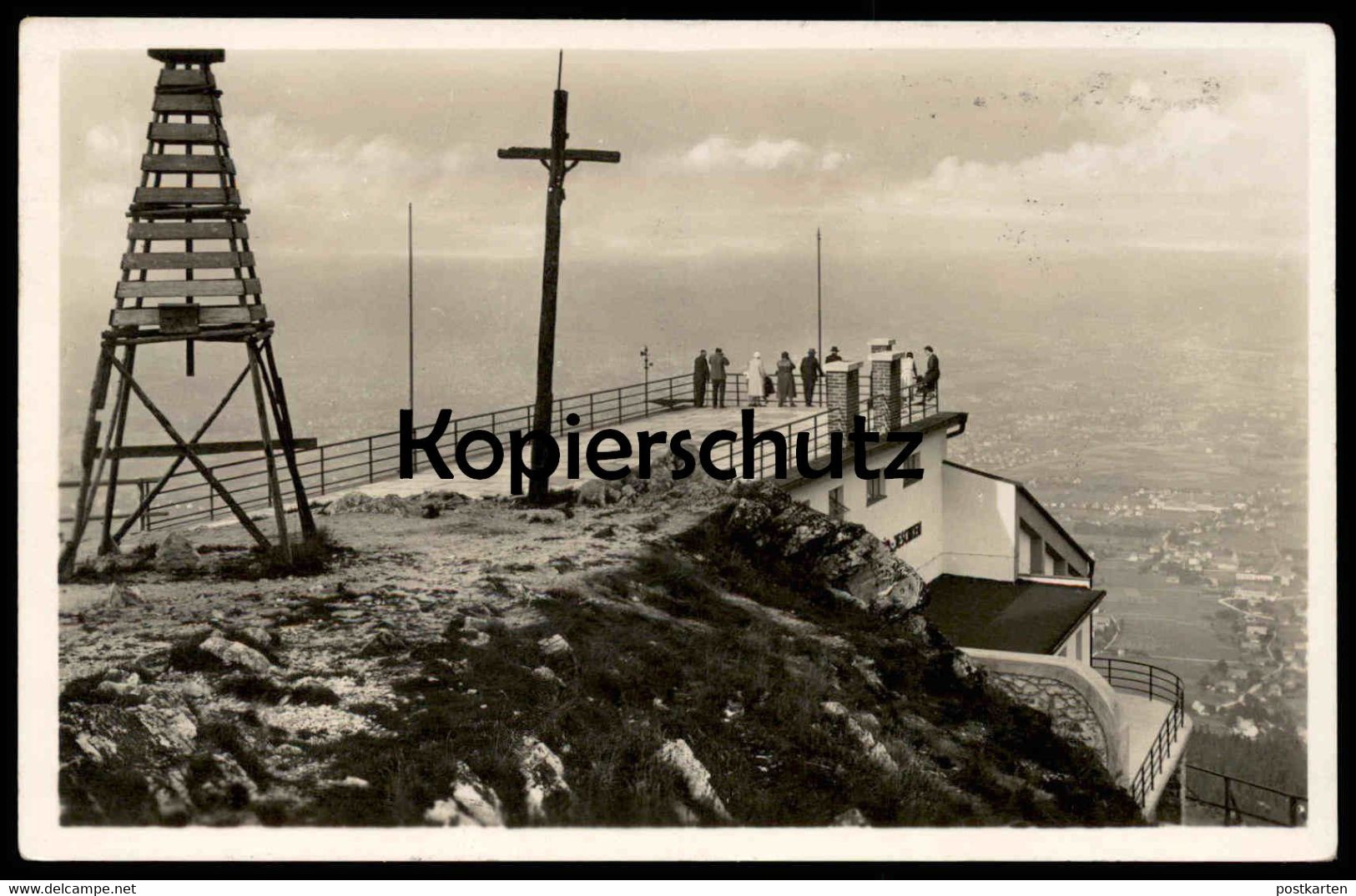 ALTE POSTKARTE REICHENBERG LIBEREC ENDSTATION SEILBAHN DRATHSEILBAHN DRAHTSEILBAHN Sudeten AK Postcard Cpa Ansichtskarte - Sudeten