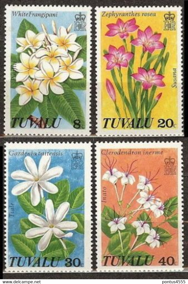 Tuvalu 1978 Mi 79-82 Wild Flowers - MNH - Tuvalu